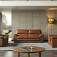 Divani Casa Kendrick - Traditional Modern Cognac Leather Sofa Set | Sofas | Modishstore