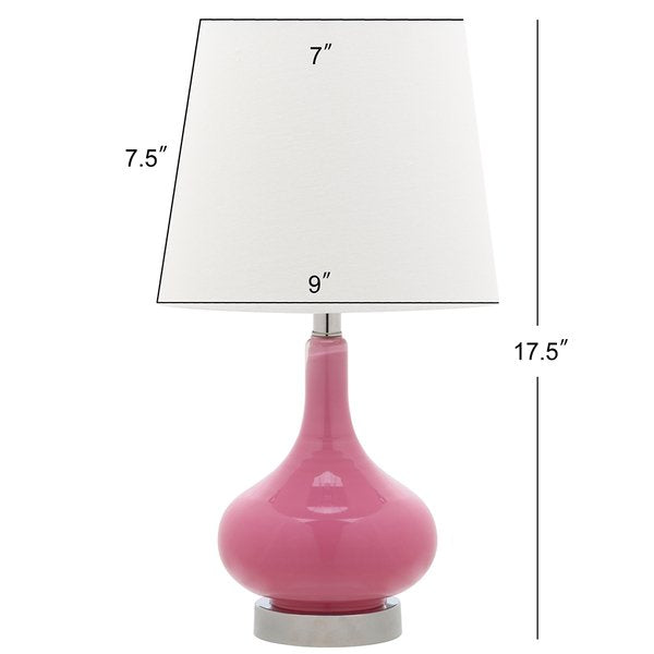Safavieh Amy Mini Table Lamp - Pink | Table Lamps | Modishstore - 3