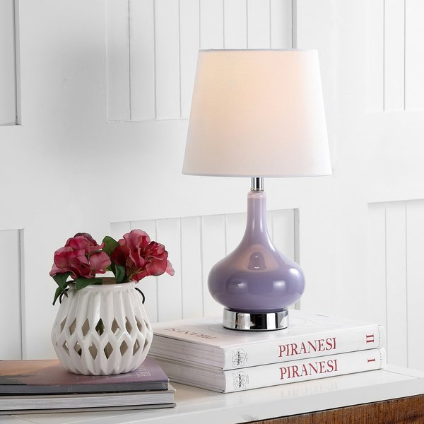 Safavieh Amy Mini Table Lamp - Purple | Table Lamps | Modishstore