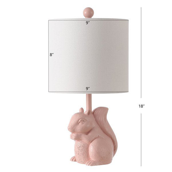 Safavieh Sunny Squirrel Lamp - Pink | Table Lamps | Modishstore - 3