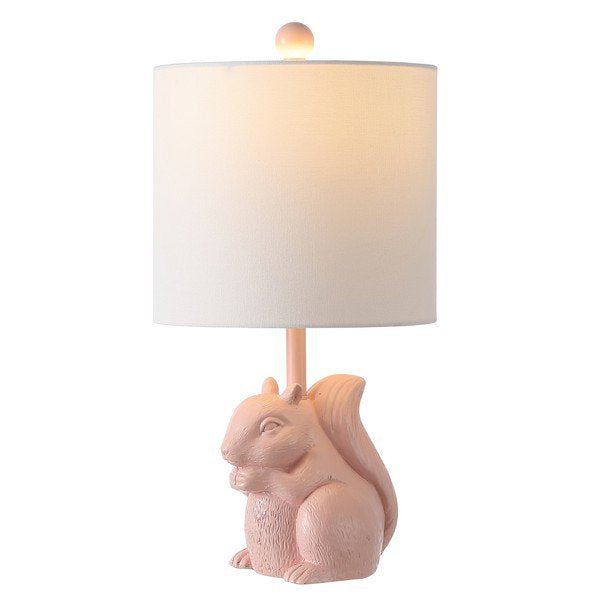 Safavieh Sunny Squirrel Lamp - Pink | Table Lamps | Modishstore - 2