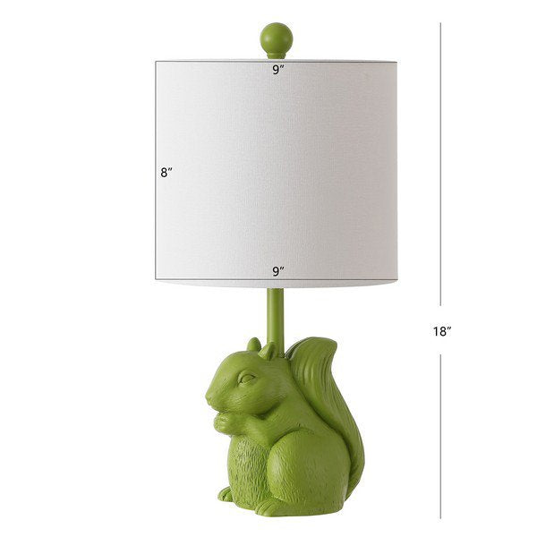 Safavieh Sunny Squirrel Lamp - Green | Table Lamps | Modishstore - 3