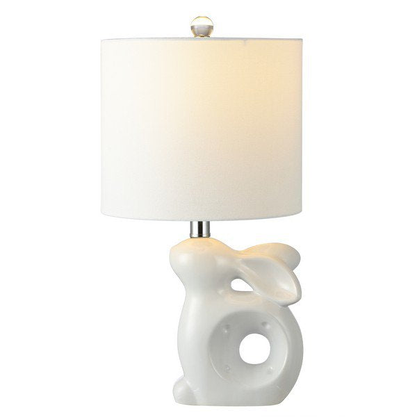 Safavieh Ruby Rabbit Lamp - White | Table Lamps | Modishstore - 2