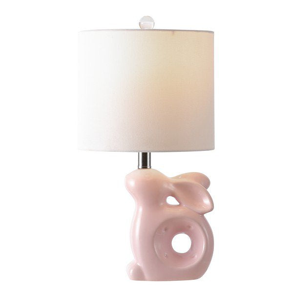 Safavieh Ruby Rabbit Lamp - Pink | Table Lamps | Modishstore - 2