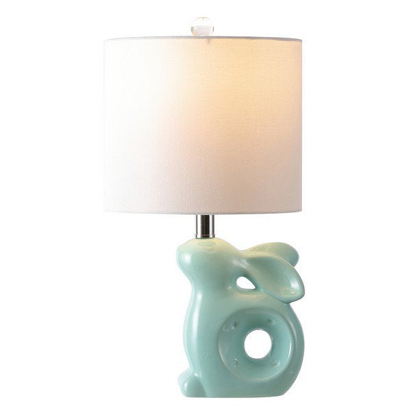 Safavieh Ruby Rabbit Lamp - Seafoam | Table Lamps | Modishstore - 2