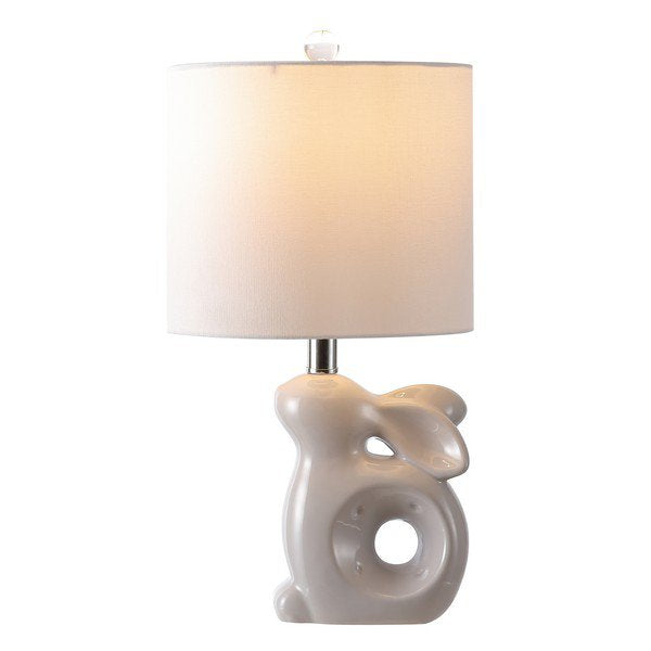 Safavieh Ruby Rabbit Lamp - Grey | Table Lamps | Modishstore - 2