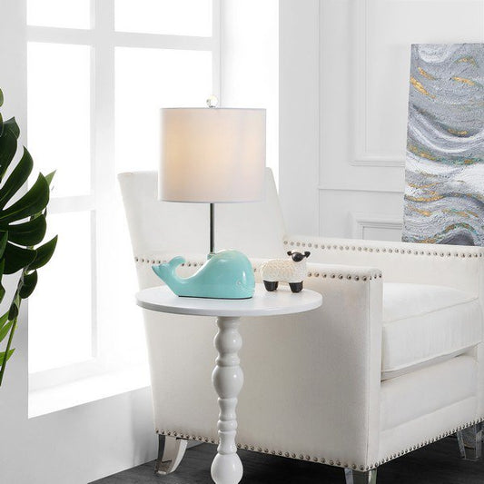 Safavieh Walter Whale Lamp - Seafoam | Table Lamps | Modishstore