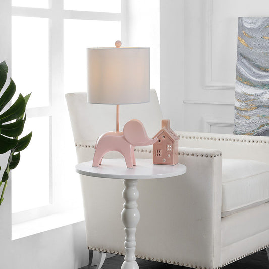 Safavieh Ellie Elephant Lamp - Pink | Table Lamps | Modishstore