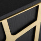 Modrest Kilson - Modern Black Oak & Champagne Gold Buffet | Sideboards | Modishstore - 4