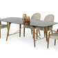 Modrest Kipling - Modern Smoked Glass & Walnut Large Dining Table | Modishstore | Dining Tables