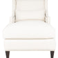 Safavieh Vitali Studded Chaise - Sand | Lounge Chairs | Modishstore - 3