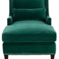 Safavieh Vitali Studded Chaise - Hunter Green | Lounge Chairs | Modishstore - 3
