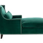 Safavieh Vitali Studded Chaise - Hunter Green | Lounge Chairs | Modishstore - 5