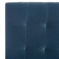 Safavieh Tsarina Velvet Tufted Bed - Dusty Blue | Beds | Modishstore - 5