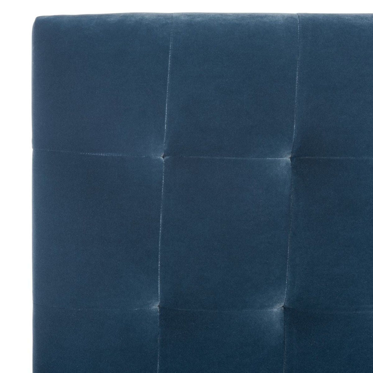Safavieh Tsarina Velvet Tufted Bed - Dusty Blue | Beds | Modishstore - 5