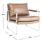 Safavieh Esposito Metal Accent Chair | Accent Chairs | Modishstore - 2
