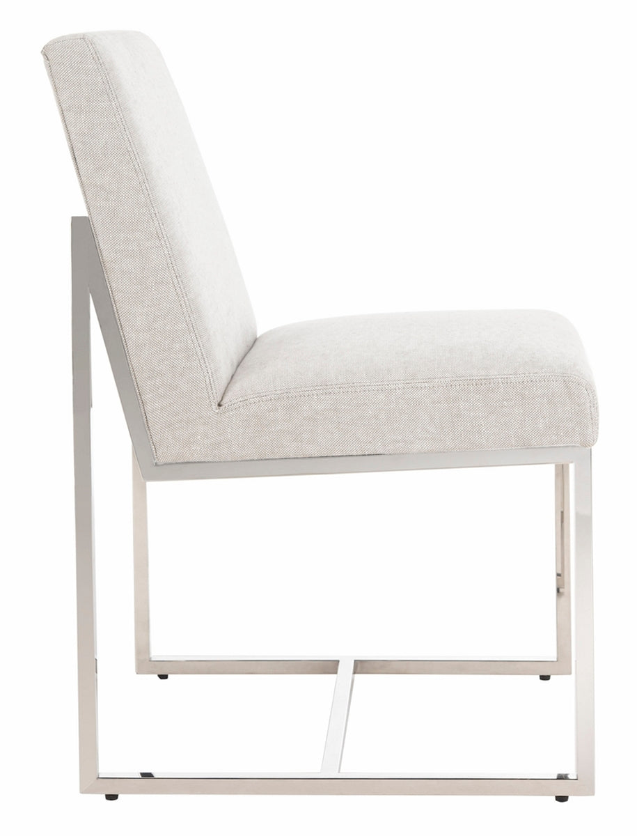 Safavieh Lombardi Chrome Dining Chair | Dining Chairs | Modishstore - 2