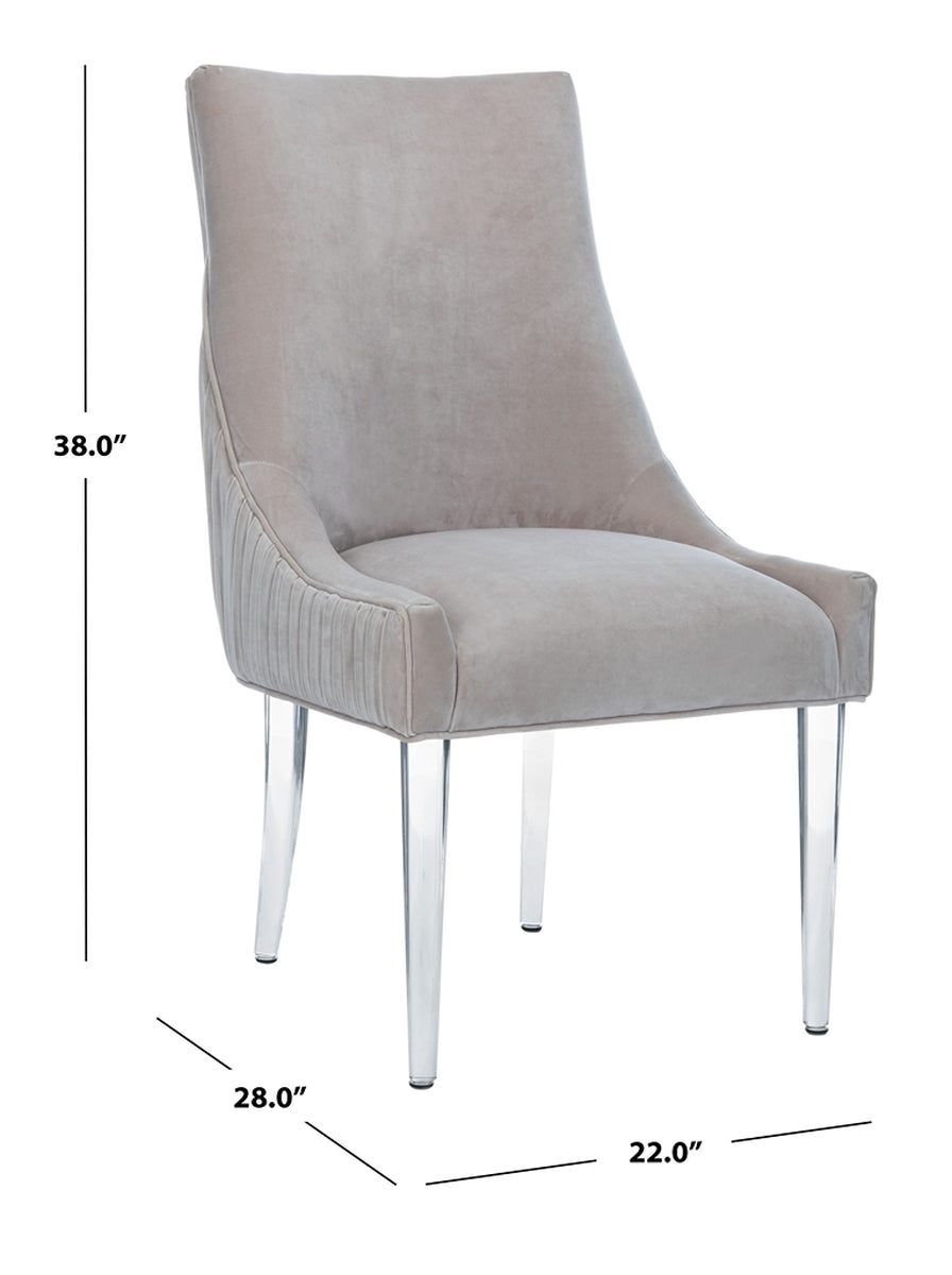 Safavieh Deluca Acrylic Leg Dining Chair | Dining Chairs | Modishstore - 8