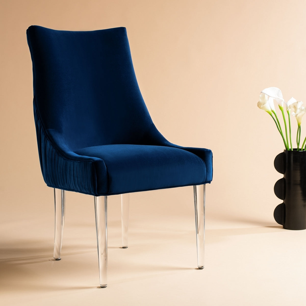 Safavieh Deluca Acrylic Leg Dining Chair | Dining Chairs | Modishstore - 11