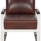 Safavieh Parkgate Occassional Chair - Brown | Accent Chairs | Modishstore - 2