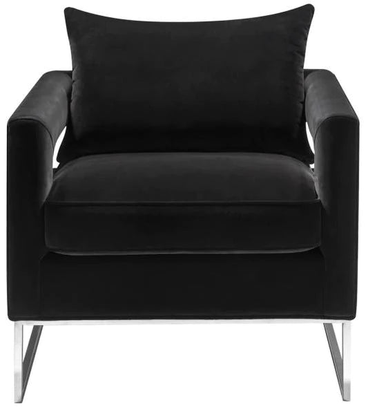 Safavieh Olivya Club Chair - Black | Accent Chairs | Modishstore