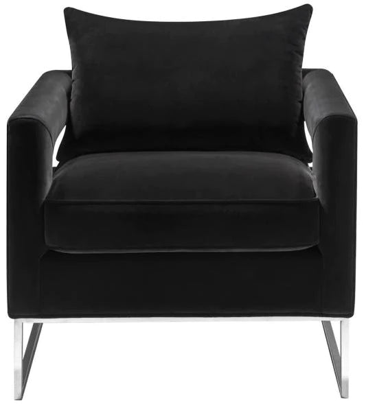 Safavieh Olivya Club Chair - Black | Accent Chairs | Modishstore