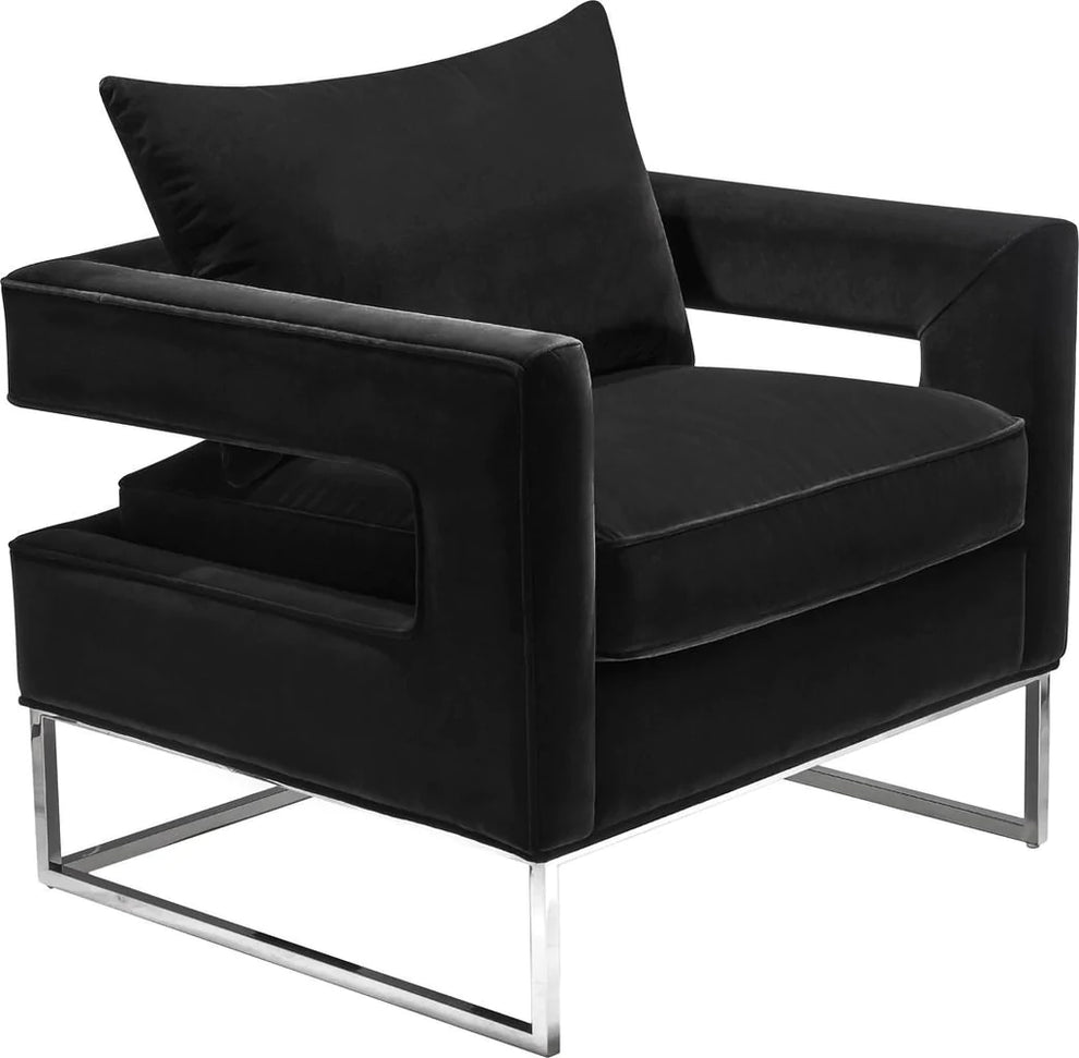 Safavieh Olivya Club Chair - Black | Accent Chairs | Modishstore - 2