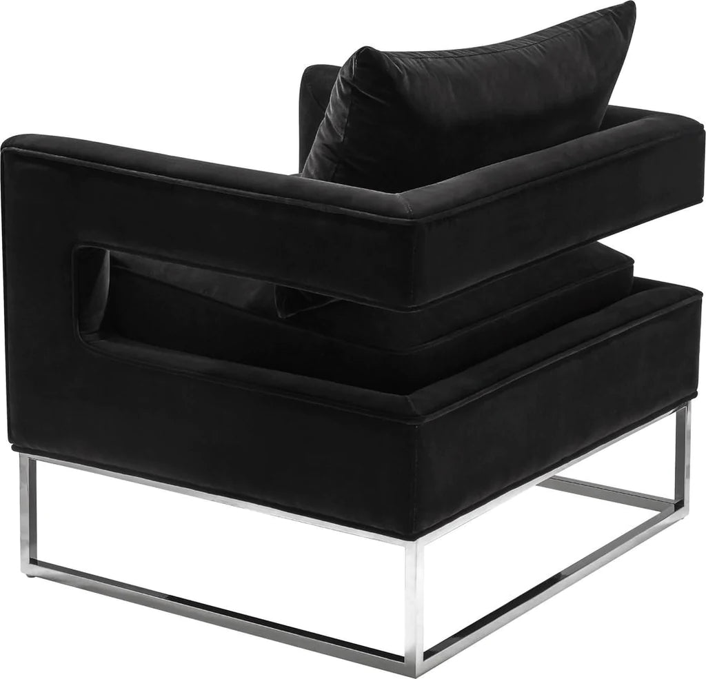 Safavieh Olivya Club Chair - Black | Accent Chairs | Modishstore - 3