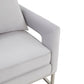 Safavieh Olivya Club Chair - Light Gray | Accent Chairs | Modishstore - 4