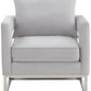 Safavieh Olivya Club Chair - Light Gray | Accent Chairs | Modishstore - 2