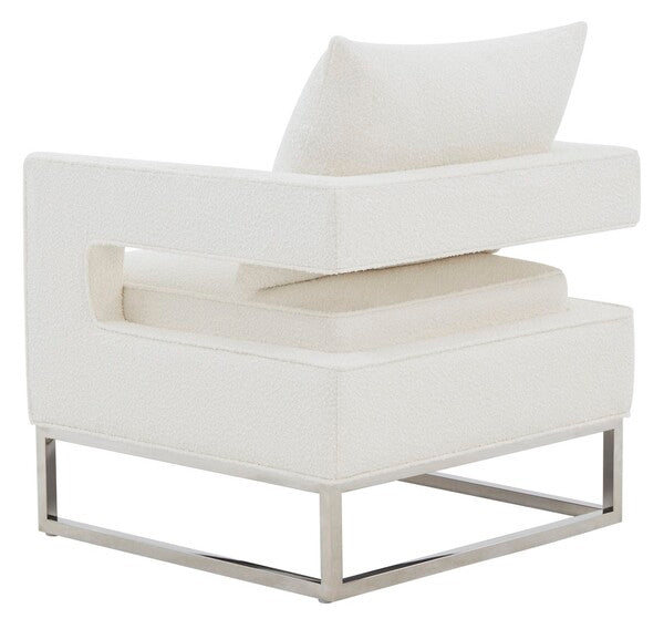 Safavieh Olivya Club Chair - Ivory | Accent Chairs | Modishstore - 4