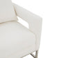 Safavieh Olivya Club Chair - Ivory | Accent Chairs | Modishstore - 3