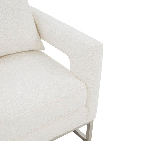 Safavieh Olivya Club Chair - Ivory | Accent Chairs | Modishstore - 3