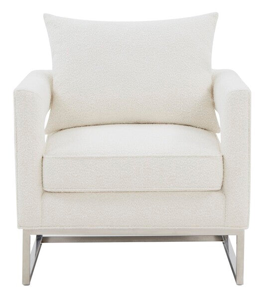 Safavieh Olivya Club Chair - Ivory | Accent Chairs | Modishstore - 2