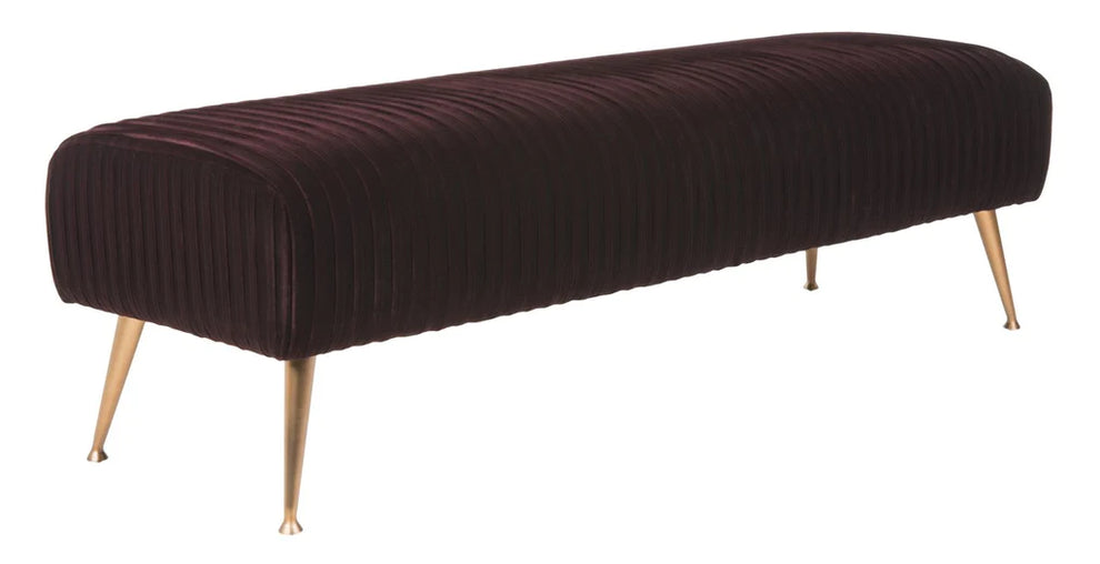 Safavieh Salome Bench - Cabernet | Benches | Modishstore - 3