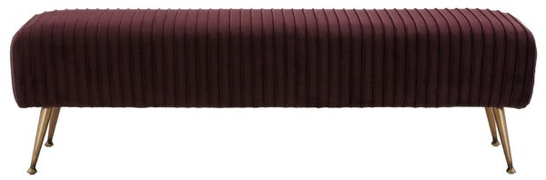 Safavieh Salome Bench - Cabernet | Benches | Modishstore - 2