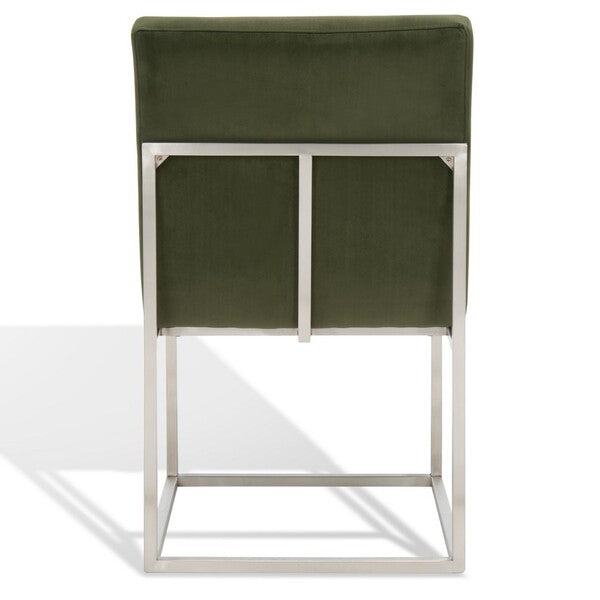 Safavieh Jenette Dining Chair - Forest Green | Dining Chairs | Modishstore - 5