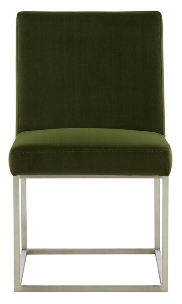Safavieh Jenette Dining Chair - Forest Green | Dining Chairs | Modishstore - 2