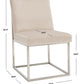 Safavieh Jenette Dining Chair - Taupe and Silver | Dining Chairs | Modishstore - 3