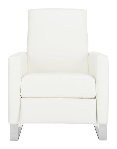 Safavieh Brenton Recliner Chair - White | Accent Chairs | Modishstore - 2