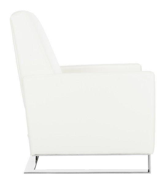Safavieh Brenton Recliner Chair - White | Accent Chairs | Modishstore - 5