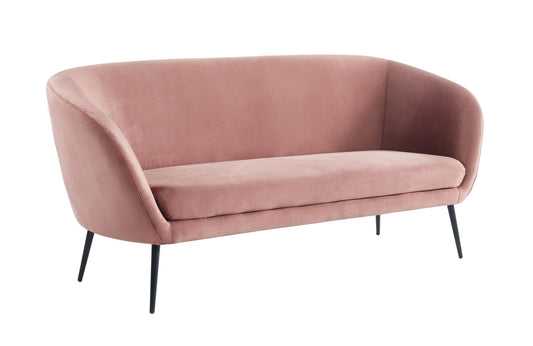 Divani Casa Koeing - Modern Coral Fabric Sofa | Modishstore | Sofas