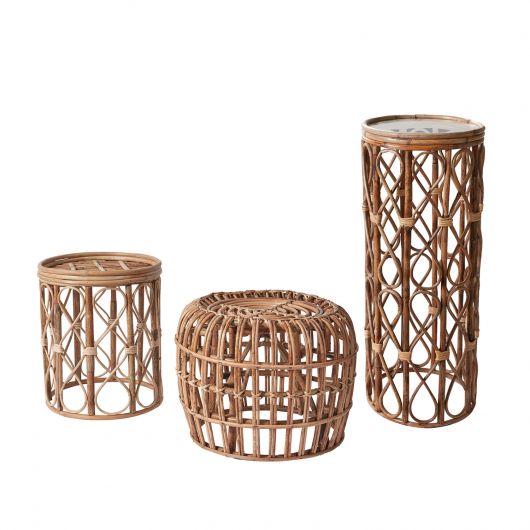 Kora Plant Stand/Side Table By Accent Decor | Stands | Modishstore - 2