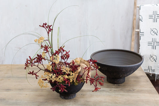 Kuta Bowl Floral Arrangements By Accent Decor | Planters, Troughs & Cachepots | Modishstore - 1