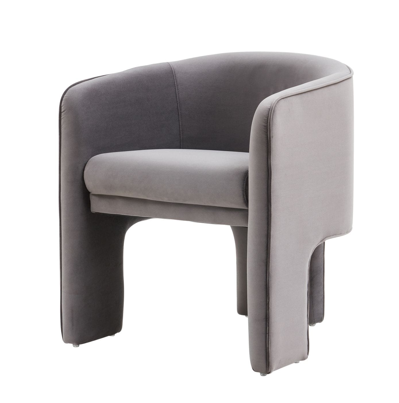 Modrest Kyle Modern Dark Grey Accent Chair | Lounge Chairs | Modishstore