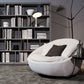 Divani Casa Alba Modern Grey Fabric Chair w/ Tray | Lounge Chairs | Modishstore