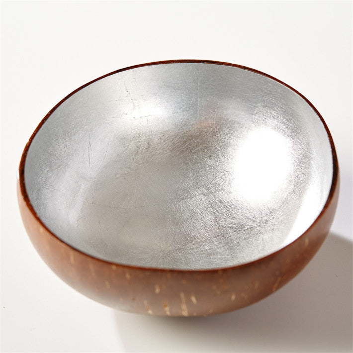 Tozai Home Shimmering Foil Lacquered Coconut Bowl - Set Of 16 | Decorative Bowls | Modishstore - 4