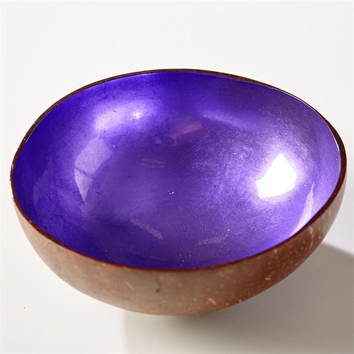 Tozai Home Shimmering Foil Lacquered Coconut Bowl - Set Of 16 | Decorative Bowls | Modishstore - 3