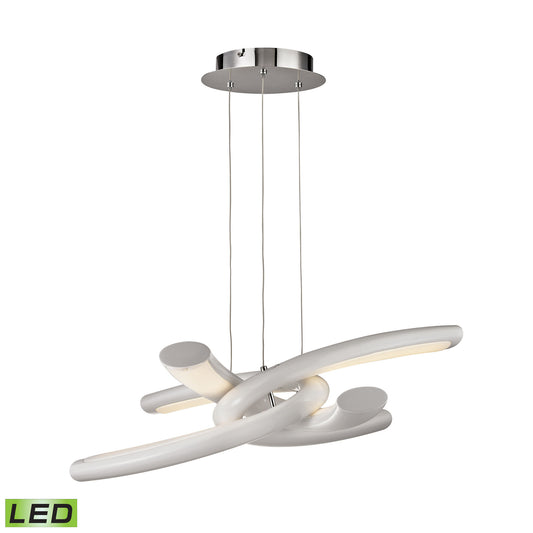 Knot LED Chandelier in Chrome ELK Lighting | Chandeliers | Modishstore