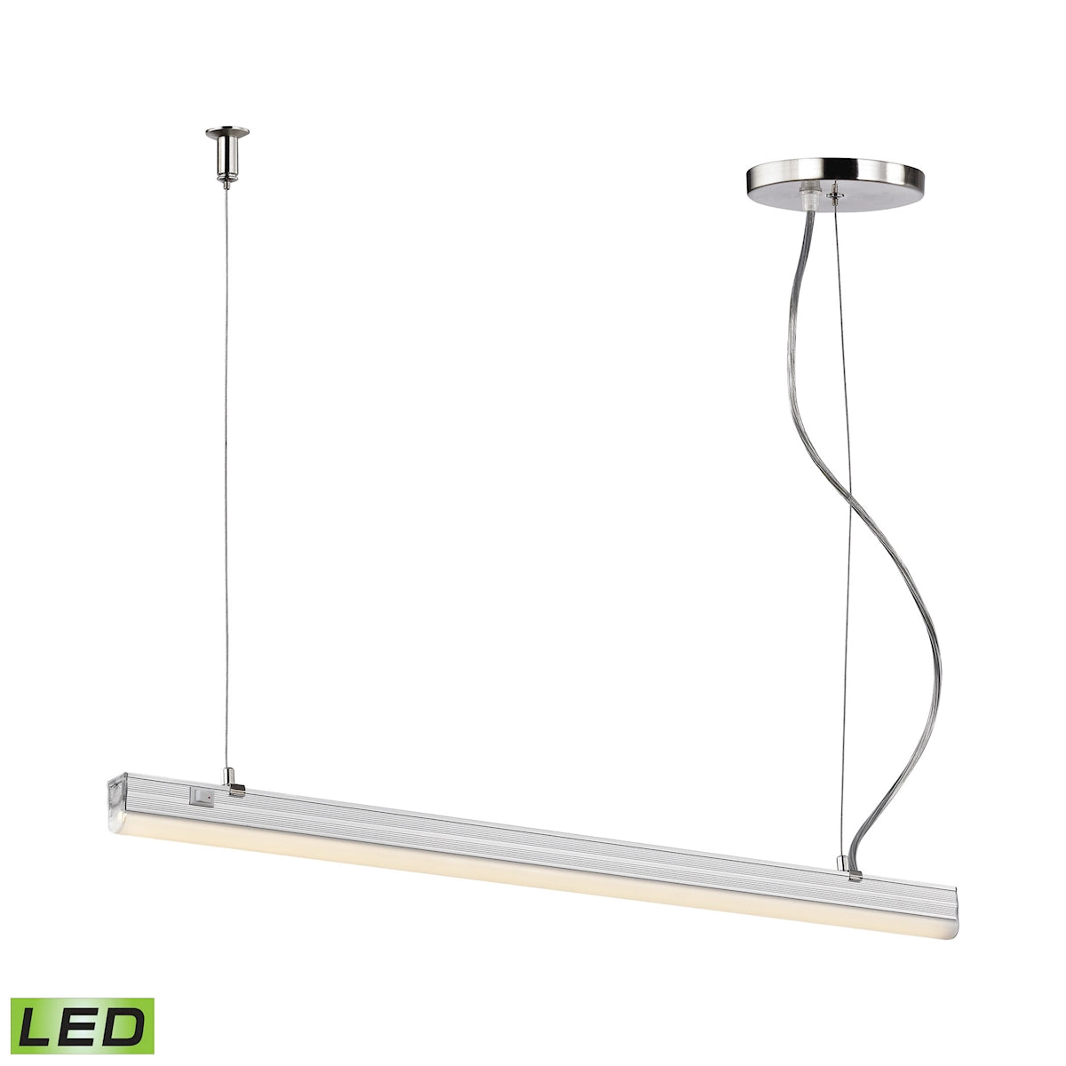 Iris LED Pendant - 10W with Aluminum Finish ELK Lighting | Pendant Lamps | Modishstore